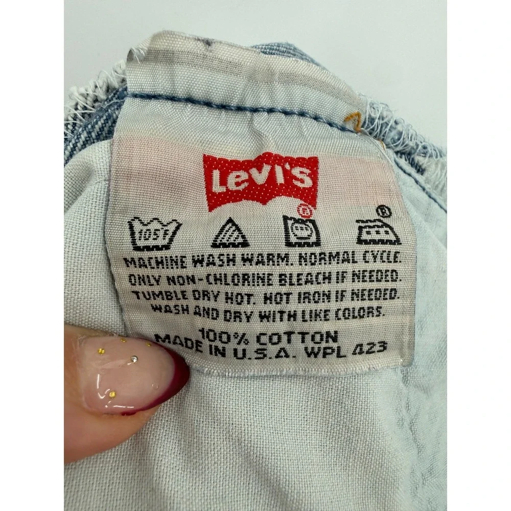 Vintage Levis 501 Jeans Mens 38x30 Blue Denim Button Fly Made In The USA 90s